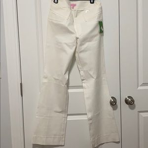 Lilly Pulitzer White Trouser